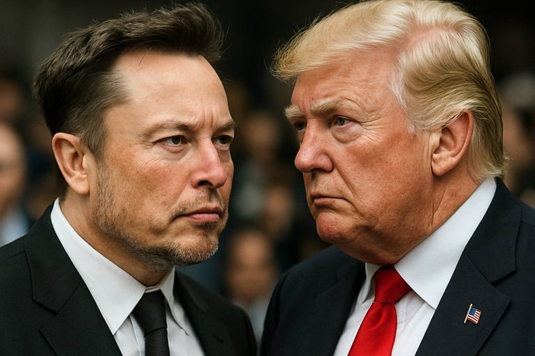 Elons Masks un Donalds Tramps: Sabiedri pārvēršas par konkurentiem sprādzienbīstamajā miljardieru cīņā